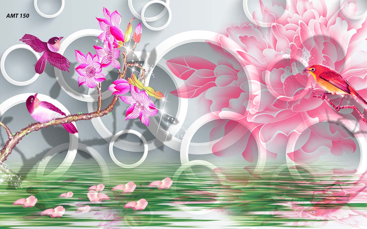Tranh dán tường 3D